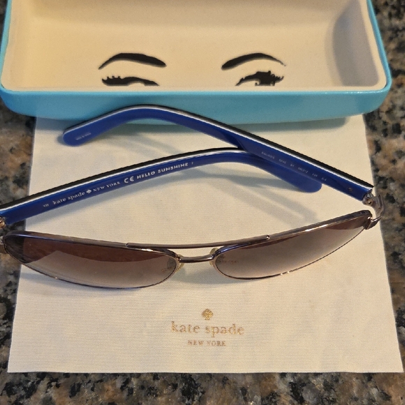 kate spade Accessories - Kate Spade New York Hello Sunshine Aviator Sunglasses